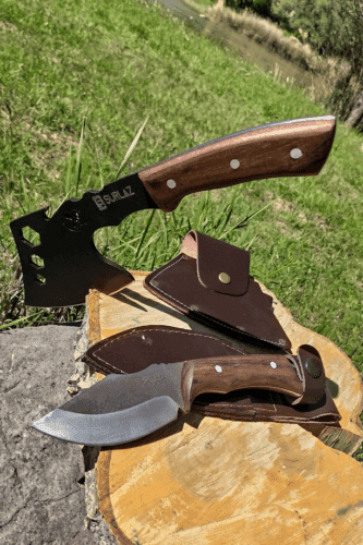 SürLaz 2'li El Yapımı Outdoor Balta